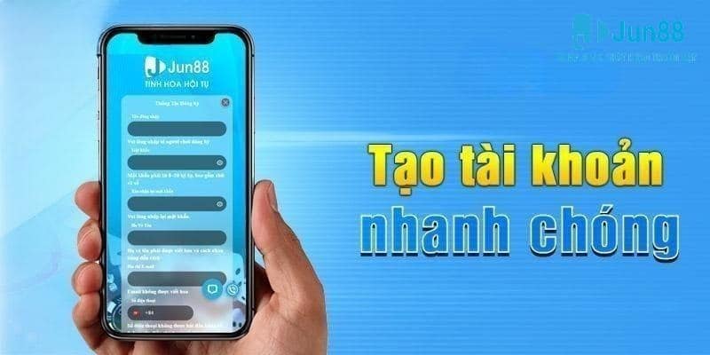 Hướng dẫn đăng ký Jun88 bằng điện thoại siêu đơn giản